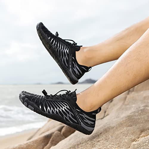 Image of Hike Barefoot Shoes Womens Men,Unisex Barefoot Water Shoes Breathable, Anti-Slip Hiking Footwear for Athletic Wide Toe Shoe Footwear for Hiking, Walking, Running, Yoga, and Water Sports