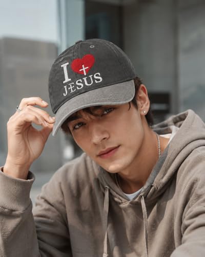 Image of I, Love Embroidered Baseball Cap
