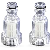 高圧洗浄機 フィルター 水道 カップリング アクセサリー コネクター 給水 接続 汎用 互換 G3/4インチ ケルヒャー ボッシュ リョービ パーツ 交換 ホース ジョイント 2個