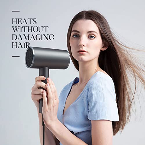 Bestauty Portable Hair Dryer, 1100W Light Weight Blow Dryer For Traveling, Constant Temperature Hair Care Low Noise With 3 Types Of Hot And Cold Air Suitable For 110V (Sliver) #TOP4