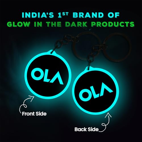 Image of Mi Glow Store Glow in Dark Keychain for Bike Men | Gift for Man | Bike Accessories | Charges in Light Glows in Dark | Key chain for Bike