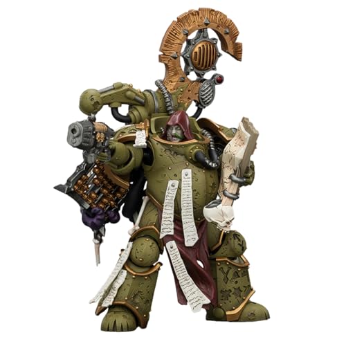 Image of JOYTOY Death Guard Warhammer 40K 1 /18 Action Figures Death Guard Tallyman with Plasma Pistol Collectible Model Artifacts Model Birthday Gifts JT04261 PreOrder