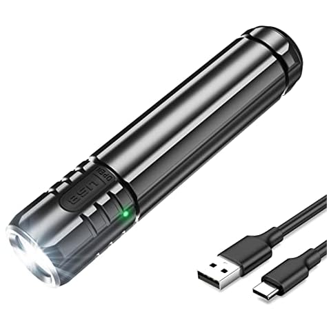 klarus EC20 1100 Lumens Torch Rechargeable, 4000mAh Battery Pocket Torch, IPX8 Waterproof EDC Torch, 160 Hours Max Runtime EDC Flashlight, 200M Max Beam Distance,Phone Charging Function… Cover