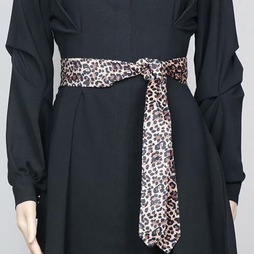 Animal Belt for Female Popular Adjustable Tied Waistband Eye Catching Belt Aesthetic 2000s Waist Strap for Dress3