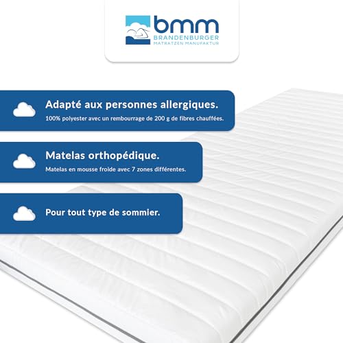 BMM-Matelas-160x190-cm-Classique-XXL-degre-de-fermete-H3-Matelas-en-Mousse-Froide-certifie-Oko-TexOrthopedique-7-Zones-Hauteur-12-cmMatelas-fabriques-en-Allemagne