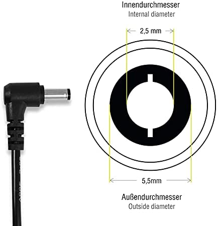 LEICKE Zasilacz sieciowy ładowarka 26,1 V 0,78 A 780 mA | kompatybilny z Dyson V6 V7 V8 (DC58 DC59 DC60 DC61 DC62 DC72 / SV03 / SV04 / SV05 ERP/ SV06) | z certyfikatem TÜV/UE standardowe wtyczki
