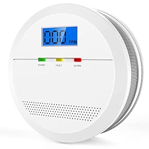 CPVAN Wireless Carbon Monoxide Detector with Digital Display, Carbon Monoxide Alarms for Home Safety, CO Alarm with 7…