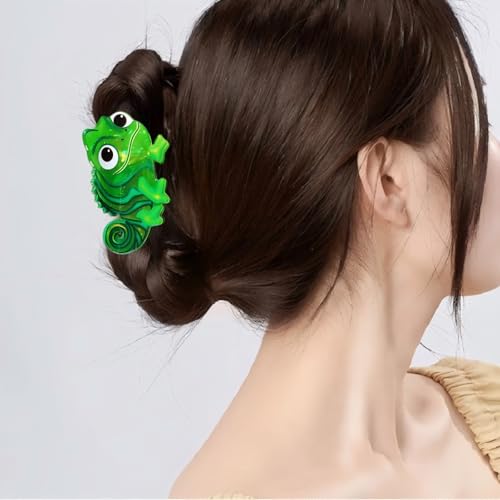 Pinza para cabello con diseño de camaleón miniatura 3