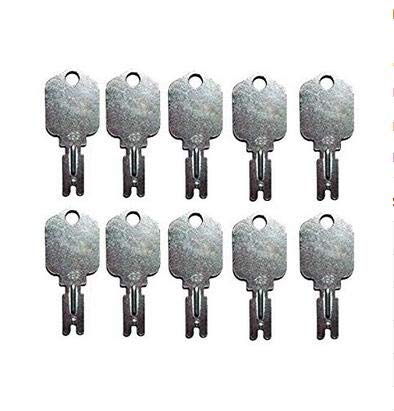 ?10) Forklift Key for Clark Yale Hyster Komatsu Gradall Gehl Crown & More 166