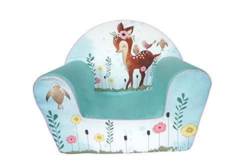 KNORRTOYS.COM 68352 - Kindersessel Fawn, Türkis