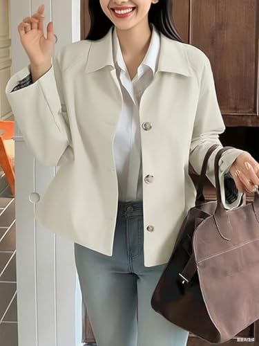 Womens lightweight jackets,2025coats for women short trench coats waterproof trench coat women2