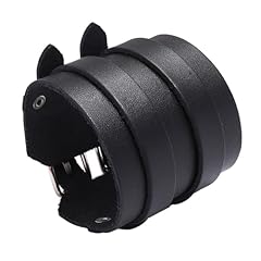 2.4" Wide Dual Clasp Black