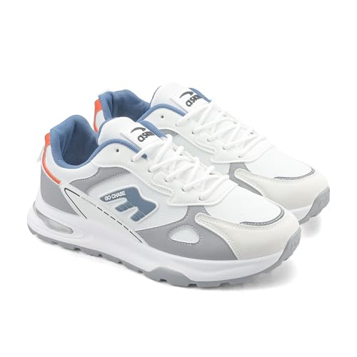 ASIAN Python-05 Men’s Sneakers | Lightweight Casual Shoes with Memory Foam Cushioning | Anti-Skid Durable Sole | Gym & Travel Trainers