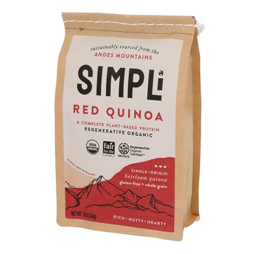 SIMPLi Regenerative Organic Certified Red Quinoa, 12 OZ (1-Pack) - image 1