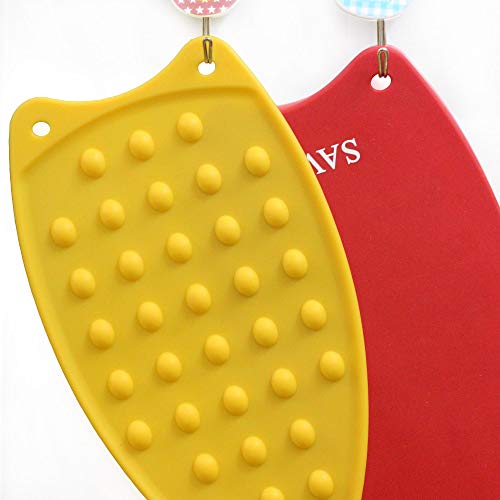 image for SAVINA Silicone Rest Pad for Ironing Board(2 Pack). Heat Resistant Pad