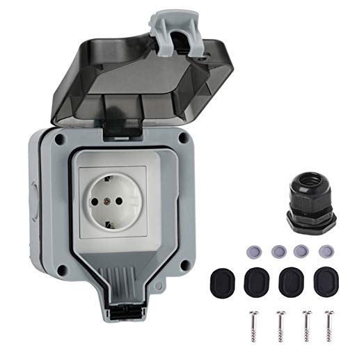 Presa da Esterno IP66, Presa a Muro Impermeabile