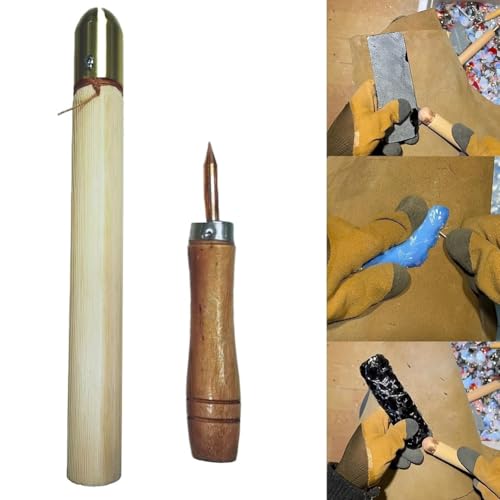 Outils de knapping en obsidienne véritable, kit de l'Âge de Pierre premium - 6