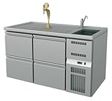 Ausschanktheke, 1565x700x900 mm, Umluftkühlung,