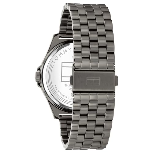Image of Tommy Hilfiger Quartz Navy Dial Stainless Steel Strap Watch for Men