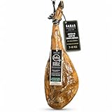 SABE A SABAS Jamón Ibérico de Cebo de Campo 75% Raza Ibérica Pieza Entera con Pata 7-8 kg Curación 36 Meses Sabor Intenso Gourmet Tradición Sevillana Selección Premium Regalo Navidad