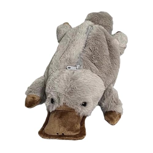 menolana Estojo de pelúcia, estojo portátil multifuncional para lápis, porta-canetas fofo, bolsa de cosméticos, bolsa de bichinhos de pelúcia para meninos e