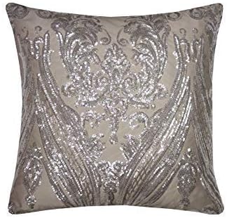 Filled Kylie Minogue Savoy Blush Sequins Satin 18" - 45cm Cushion