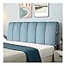 WYFDC Posteriore Molle Cuscino Cuscino del Cuneo for Il Letto Divano a Leggere Cuscino Grande Testata Cuscino Posteriore Supporto Schienale Pallet Pillow (Color : Dark Blue, Size : 200 * 60cm)