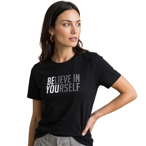Image of Nobero Women's Graphic Printed T-Shirt | Regular Fit 180 GSM Cotton Tee for Women | Comfortable Round Neck Casual Wear