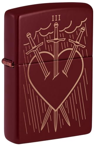 Encendedor Zippo Personalizado Three of Swords miniatura 1