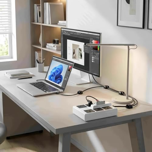 Extensión Innvodt con 6 tomas, cable de 3 m, protección GFCI y contra sobrecarga miniatura 4
