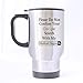 Funny Please Do Not Confuse Your Google Search With My Medical Degree Stainless Steel Travel Mug Sliver 14 Ounce Coffee/Tea Mug - Personalized Gift For Birthday,Christmas And New Year
