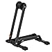 HOMCOM Aparcamiento para Bicicleta Plegable y Portátil con Almohadillas Protectoras en la Base Apto para Rueda Inferior a 5,5 cm de Ancho 39x35x45,5 cm Negro