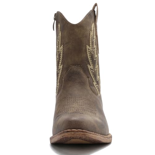 Image of GLOBALWIN Cowboy Boots For Women Short Ankle Boots