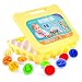 J-hong Matching Eggs Educational Color & Shape Recognition Sorter Puzzle Skills Learning Toy, Know Vegetables Fruits Color & Shape Egg Set. for 1 2 3 Years Old Toddlers Kids. (12 Eggs)