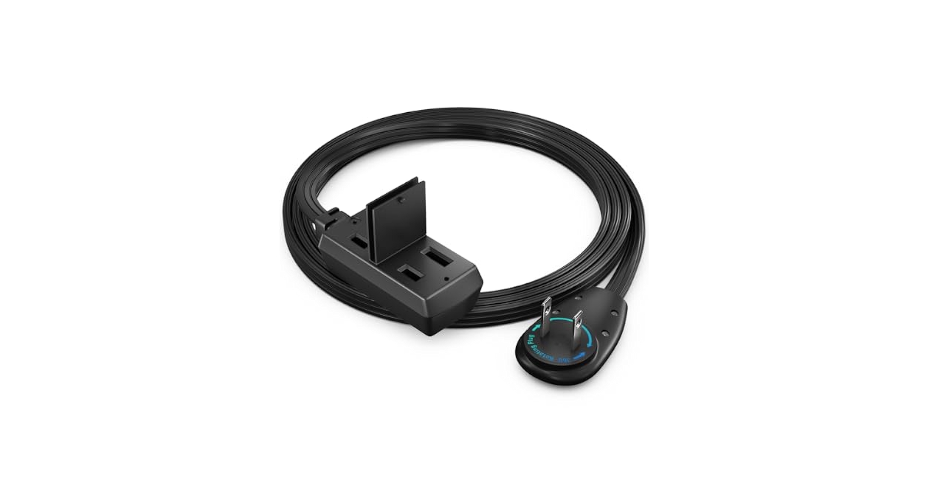 Amazon.com: Maximm 4ft Extension Cord – 2-Prong Flat 360