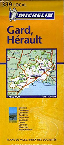Carte routière : Gard - Hérault, N° 11339