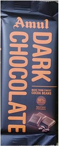AMUL Dark Chocolate 40 GM Rs. 25/- (Pack of 20 - 1 Box)