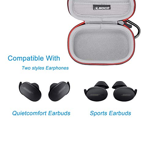 Image of RLSOCO Carrying Case for Bose QuietComfort (2020 Model) / Sport Wireless Noise Cancelling Earbuds - Black (Case Only)