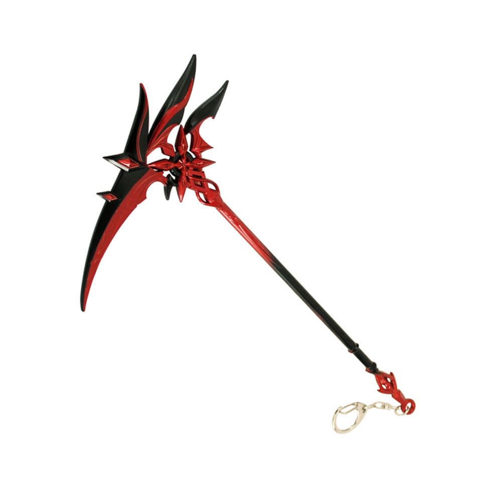 Amazon.co.jp: 原神 アルレッキーノ 武器 24cm 鎌 赤月のシルエット