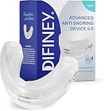 Difiney Advanced Anti Snoring Device 4.0: FDA-Cleared Snoring Solution – Adjustable Snore Stopper Mouth Guard for Men & Women – Anti Snoring Mouthpiece to Improve Sleep – Reusable Night Use