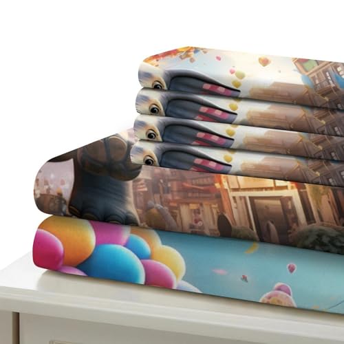 Housse de couette circuit imprimé 3D hypoallergique contre les allergies - 7