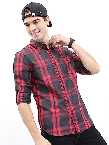 Image of Ketch Men's Solid Regular Fit Button Down Shirt