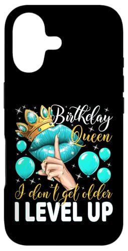 Birthday Queen I Don't Get Older I Level Up o[Xf[p[eB[ X}zP[X iPhone 17 p