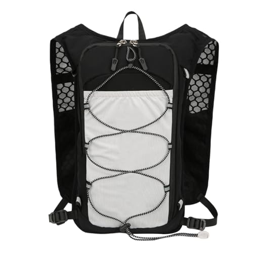 Mochila De Hidratación para Correr | Chaleco de Hidratación para Pecho con Tiras Reflectantes | Mochila De Agua para Exteriores - para Correr Jogging Caminar Ciclismo Alpinismo Deportes Al Aire Libre