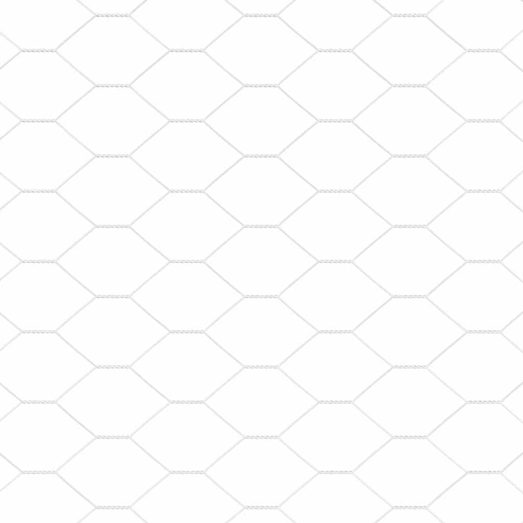 Genérico Cerca Hexagonal Plateado 1,6 x 50 m Acero galvanizado,Bricolaje,Vallas de jardín,Paneles de Vallas,Plata,42005735