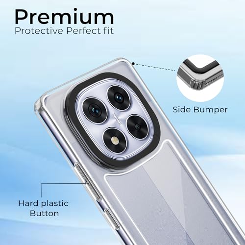 Image of A rtistque Ultra Stylish Back Cover Case for Redmi Note 14 Pro 5G | Premium Shockproof TPU | Protective Design | Redmi Note 14 Pro 5G Cover - White