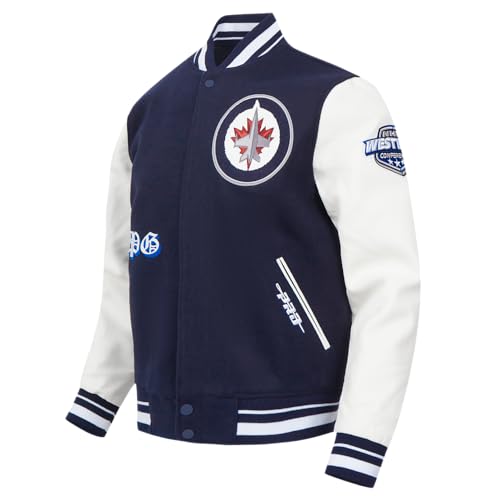 Image of Pro Standard Mens NHL Old English Varsity Jacket