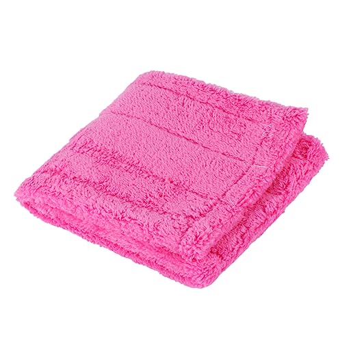 MUCKLILY 2Piezas Repuesto de Fregona de Microfibra Coral Roja Pack para Limpieza Efectiva y Superficies
