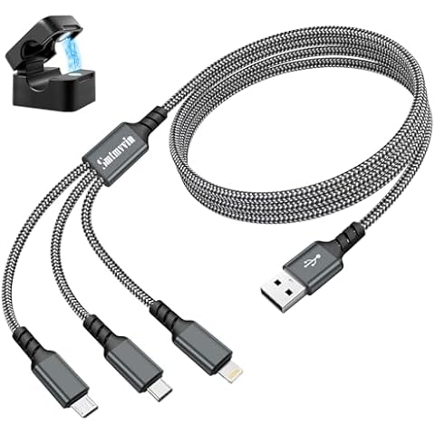 Smtmvvin 3 in 1 USB Multi Charger Cable Cover