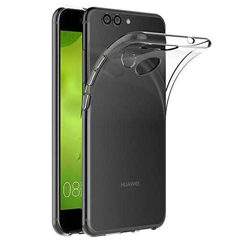 MaiJin Case for Huawei Nova 2 (5 inch) Soft TPU Rubber Gel Bumper Transparent Back Cover